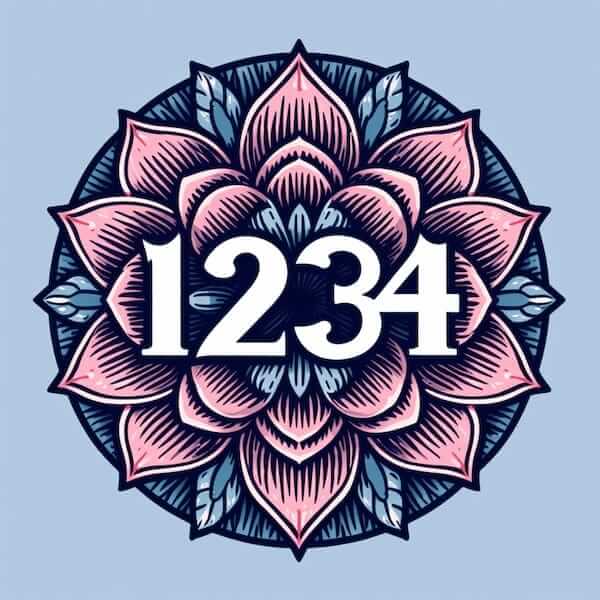 عدد فرشته 1234